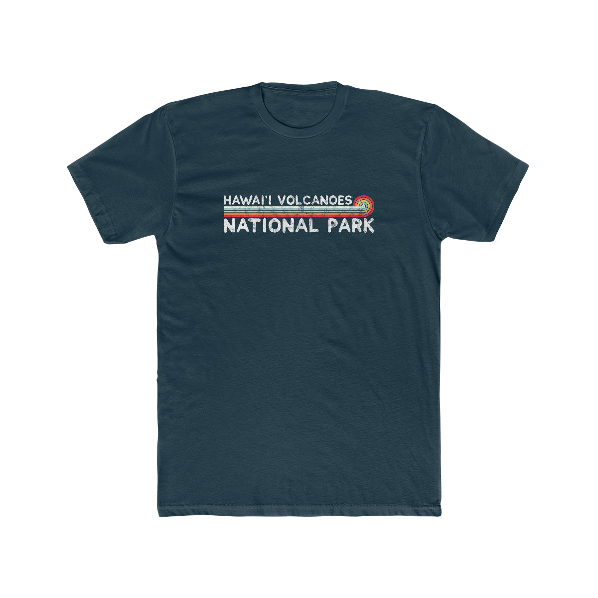 Hawaii Volcanoes National Park T-Shirt - Vintage Stretched Sunrise