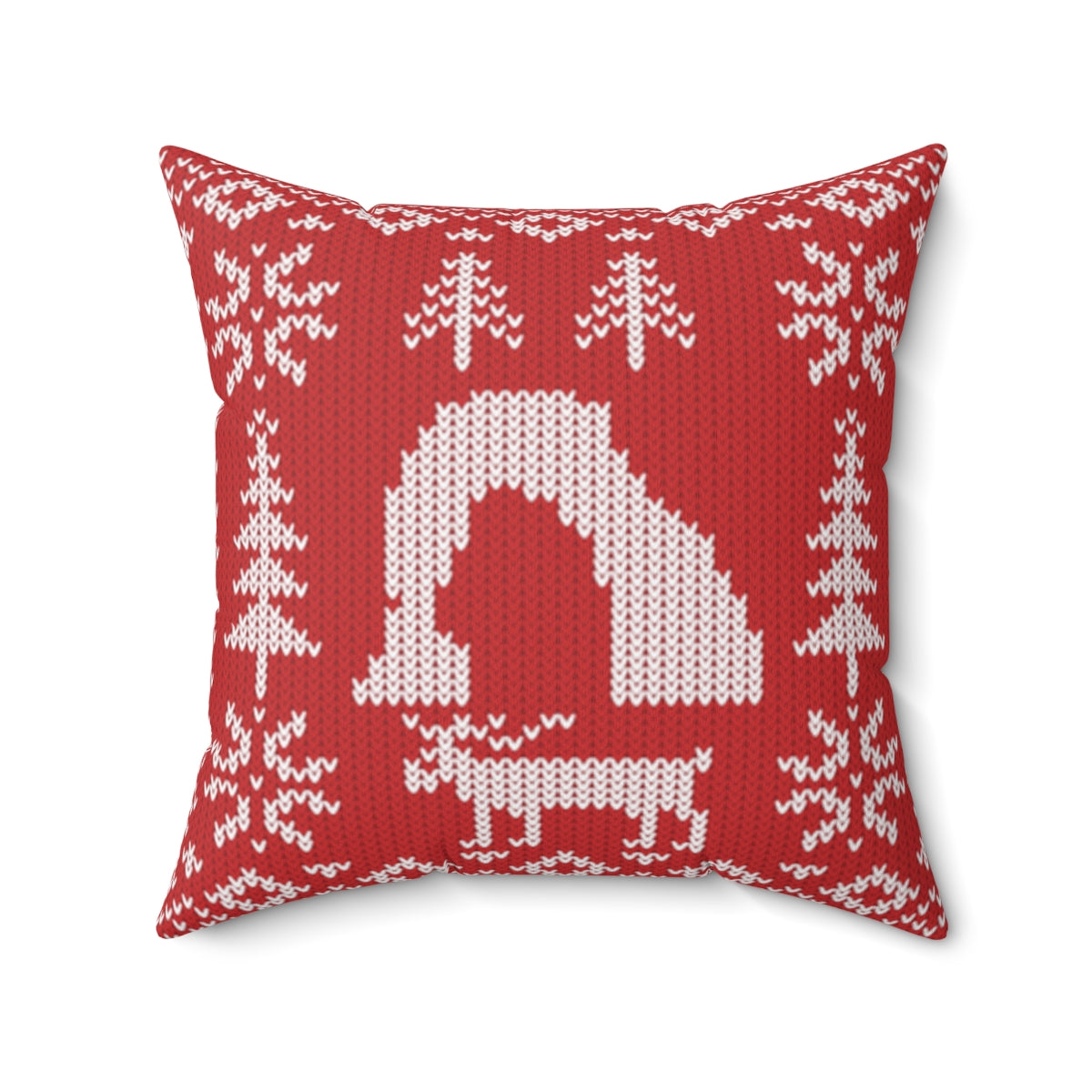 Arches National Park Pillow Cushion - Delicate Arch Fair Isle Pattern