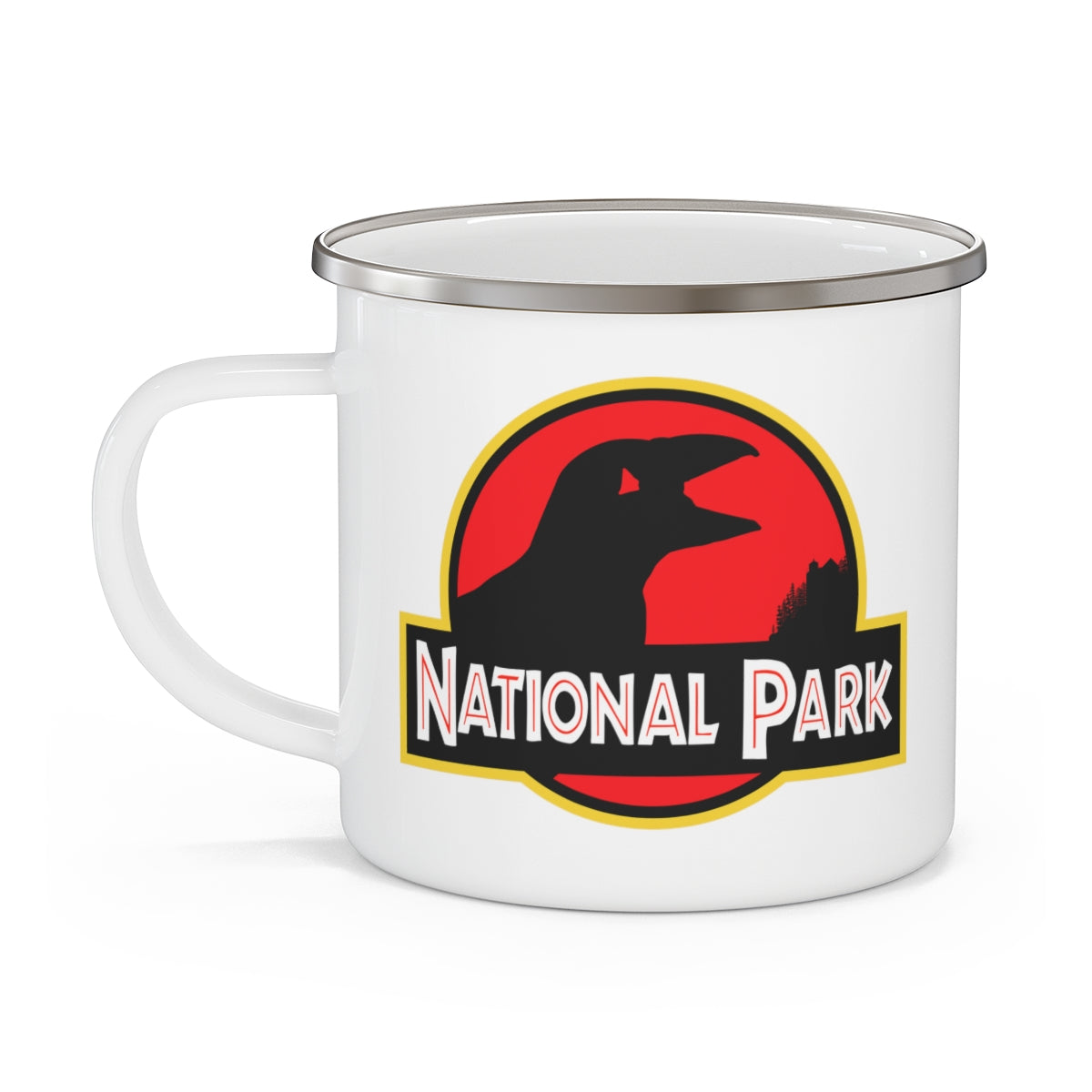 Puffin Acadia National Park Mug - Parody Logo 12oz