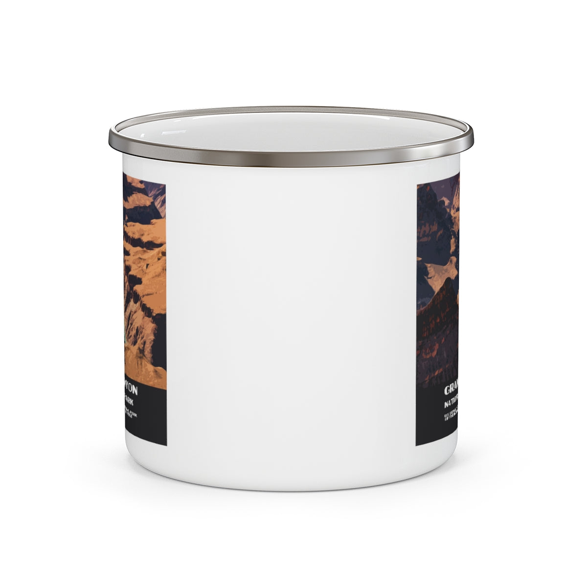 Grand Canyon National Park Enamel Camping Mug