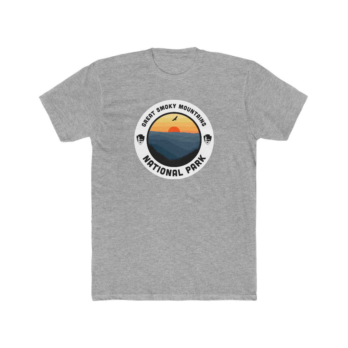 Great Smoky Mountains National Park T-Shirt - Round Badge Design