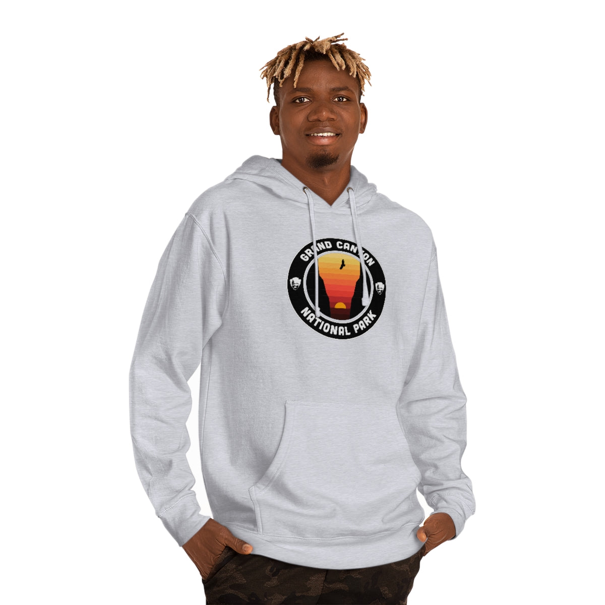 Grand Canyon National Park Hoodie - Round Emblem Design