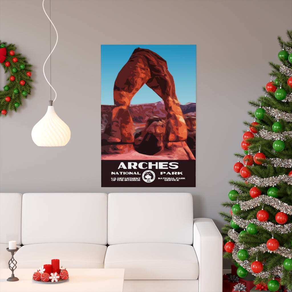 Arches National Park Poster National Parks Partnership