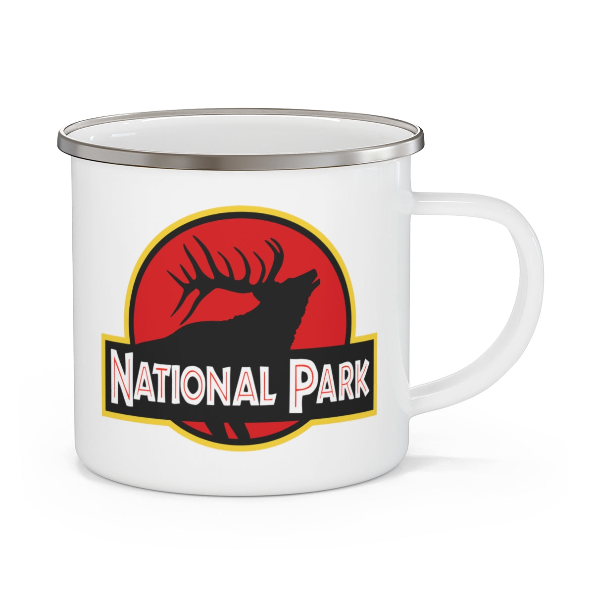 Elk National Park Mug - Parody Logo 12oz