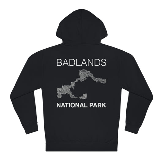 Badlands National Park Hoodie - Lines