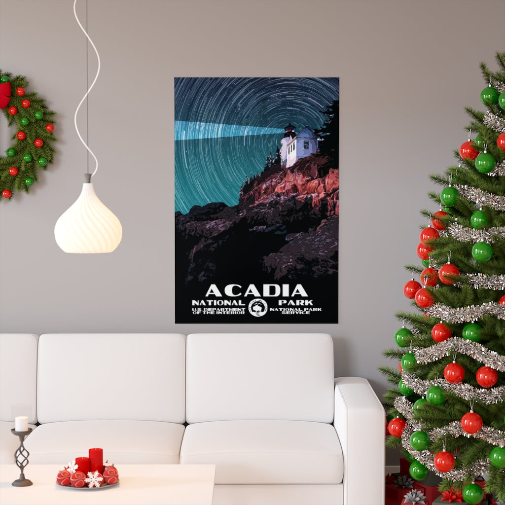 Acadia National Park Poster National Parks Partnership