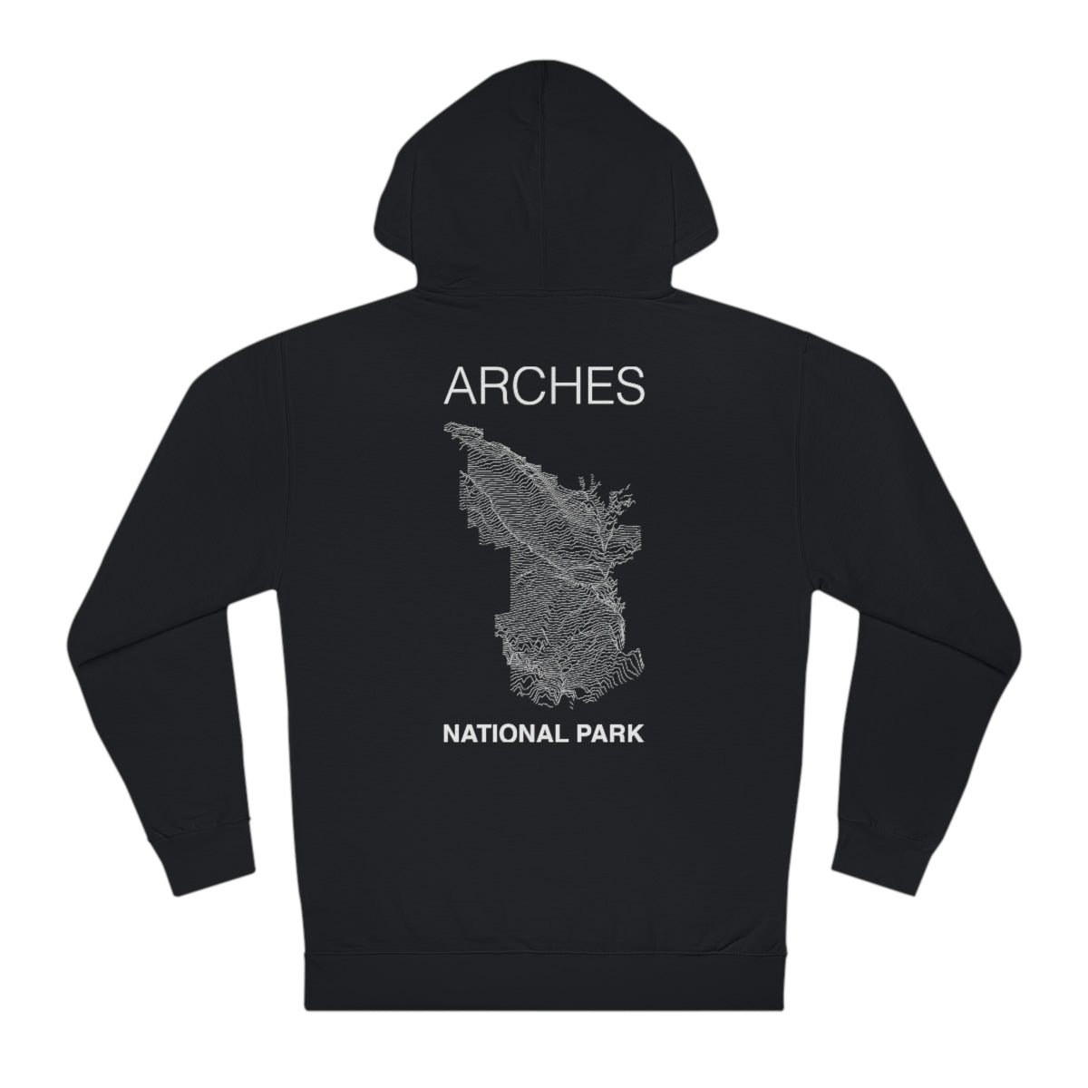 Arches National Park Hoodie - Lines