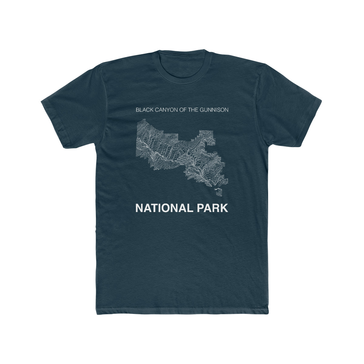 Black Canyon of the Gunnison National Park T-Shirt Lines