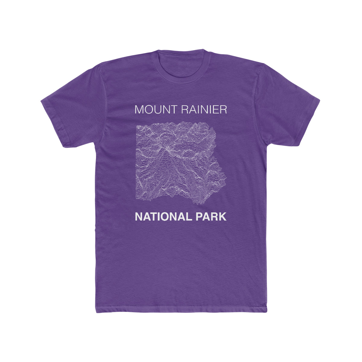 Mount Rainier National Park T-Shirt Lines