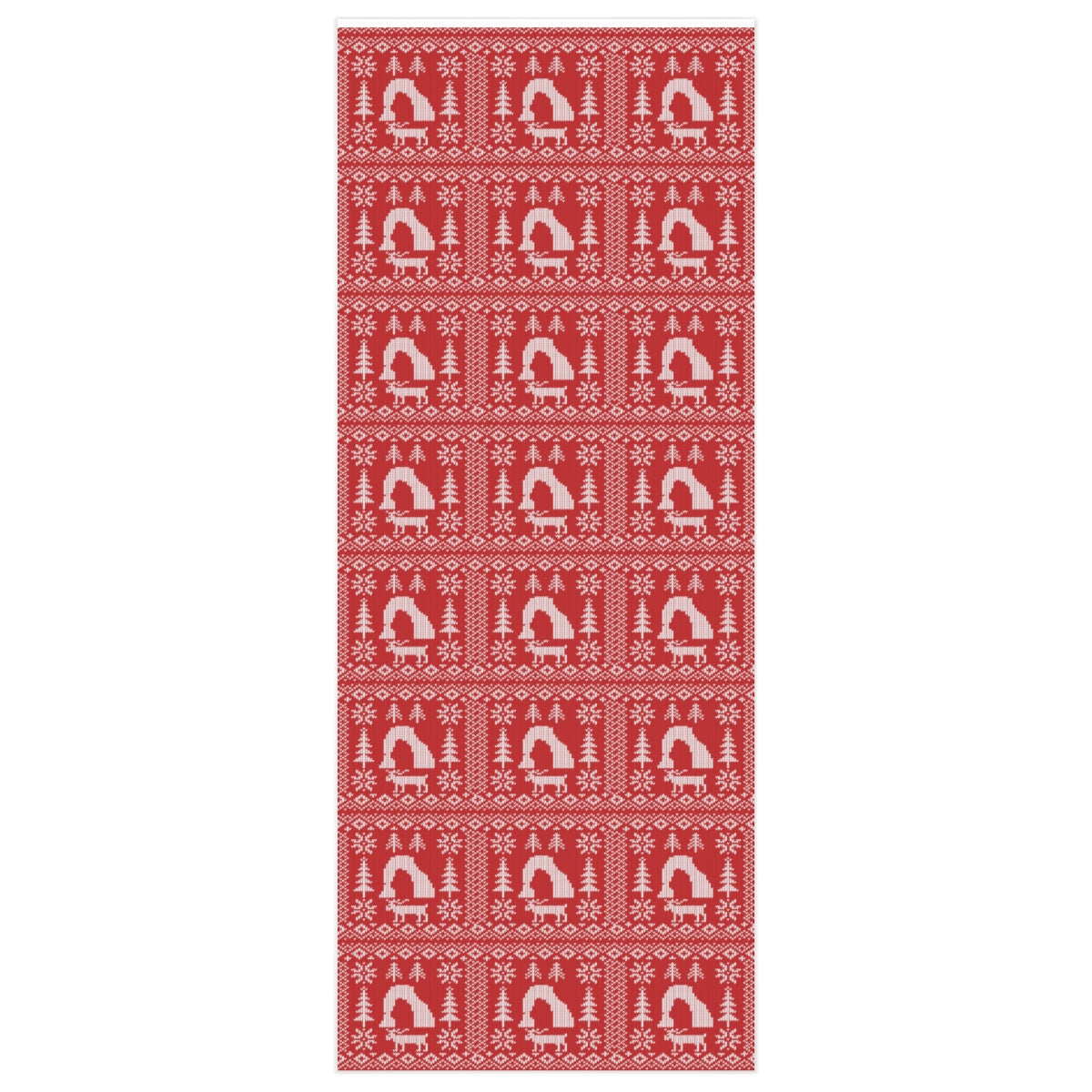Arches National Park Wrapping Paper - Delicate Arch Fair Isle Design