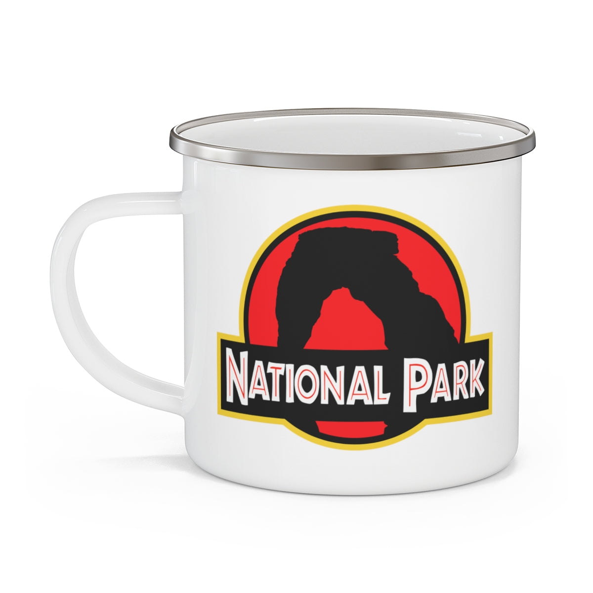 Delicate Arch Arches National Park Mug - Parody Logo 12oz