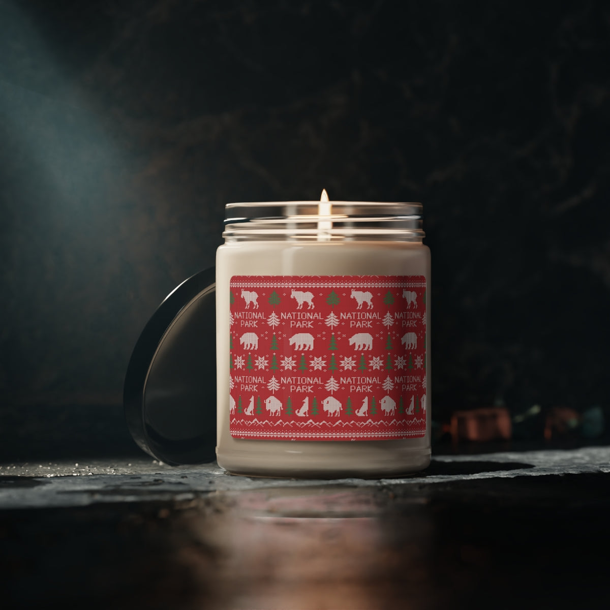 National Park Candle - Fair Isle National Park Pattern