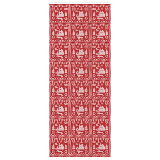 Acadia National Park Wrapping Paper - Fair Isle Design