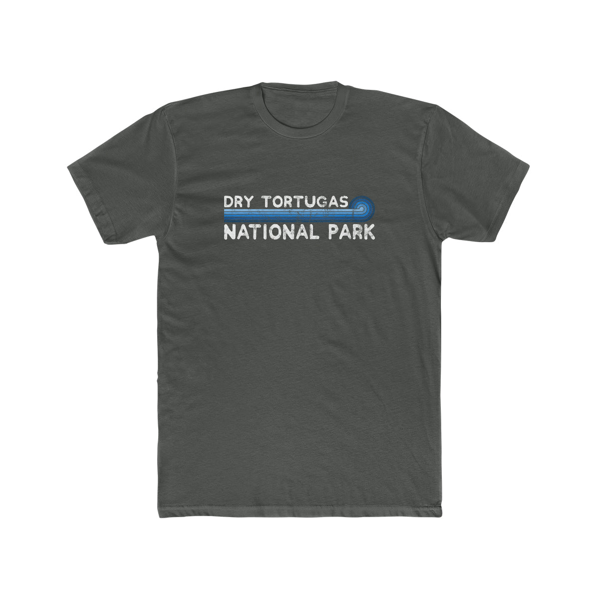 Dry Tortugas National Park T-Shirt - Blue Vintage Stretched Sunrise