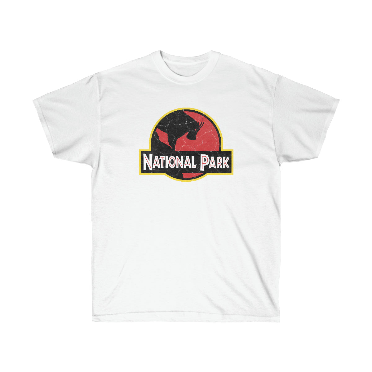 Mountain Goat National Park T-Shirt - Parody Logo
