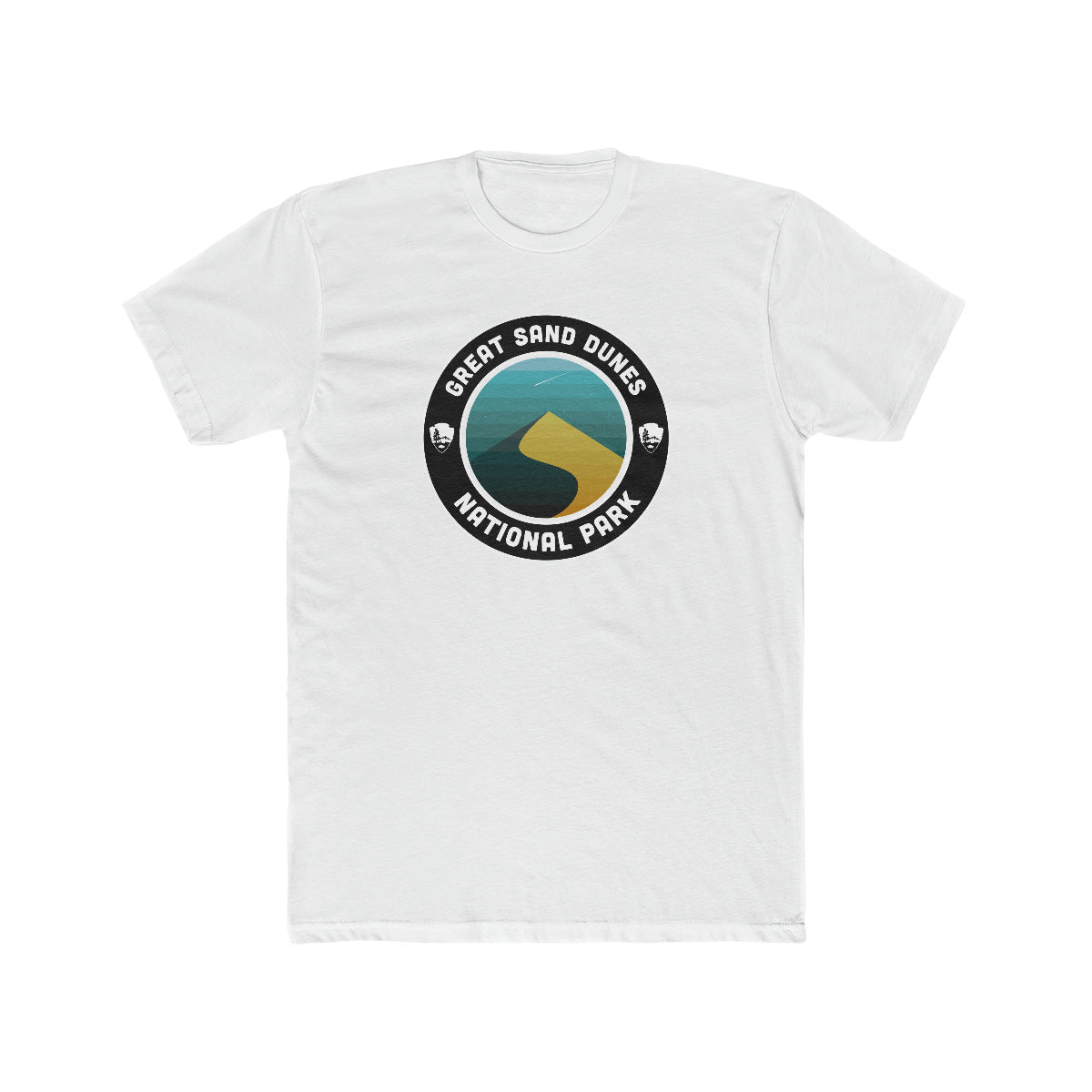 Great Sand Dunes National Park T-Shirt - Round Badge Design