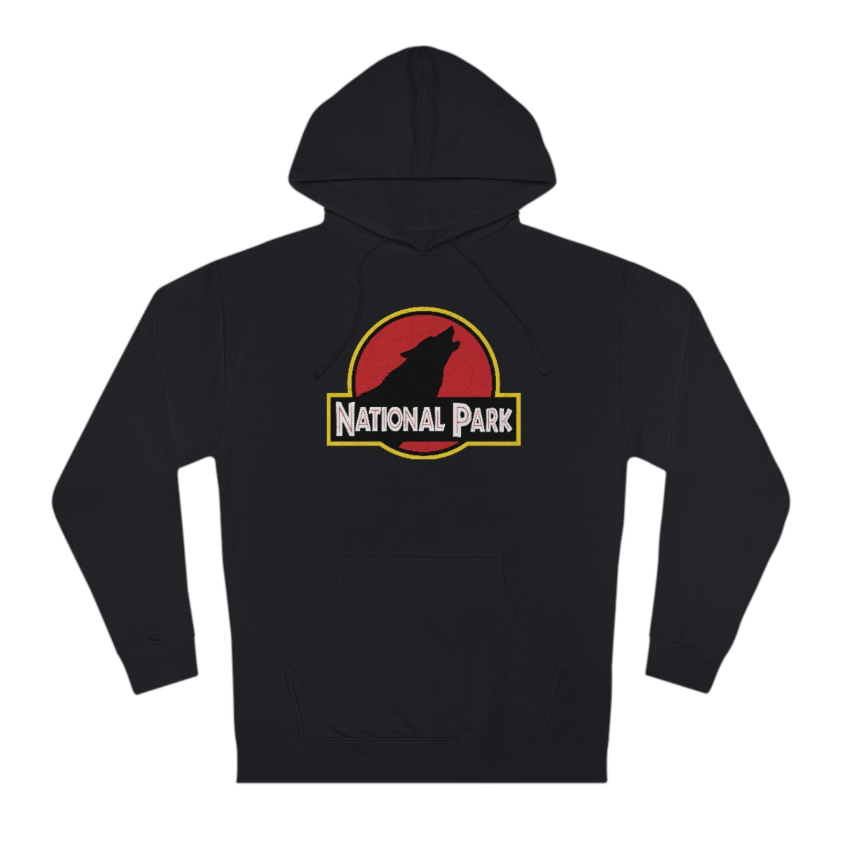 Wolf National Park Hoodie - Parody Logo