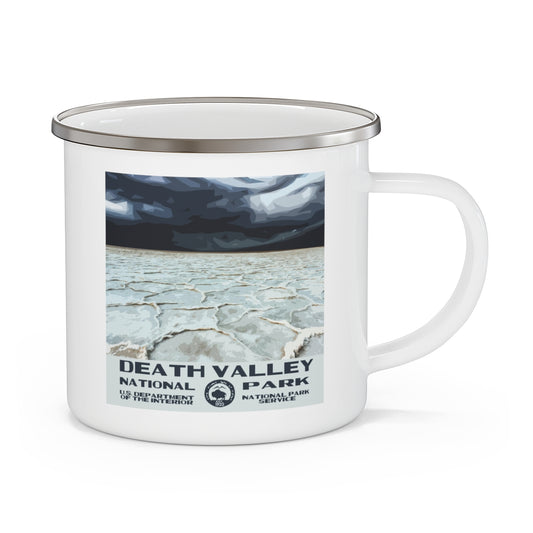 Death Valley National Park Enamel Camping Mug