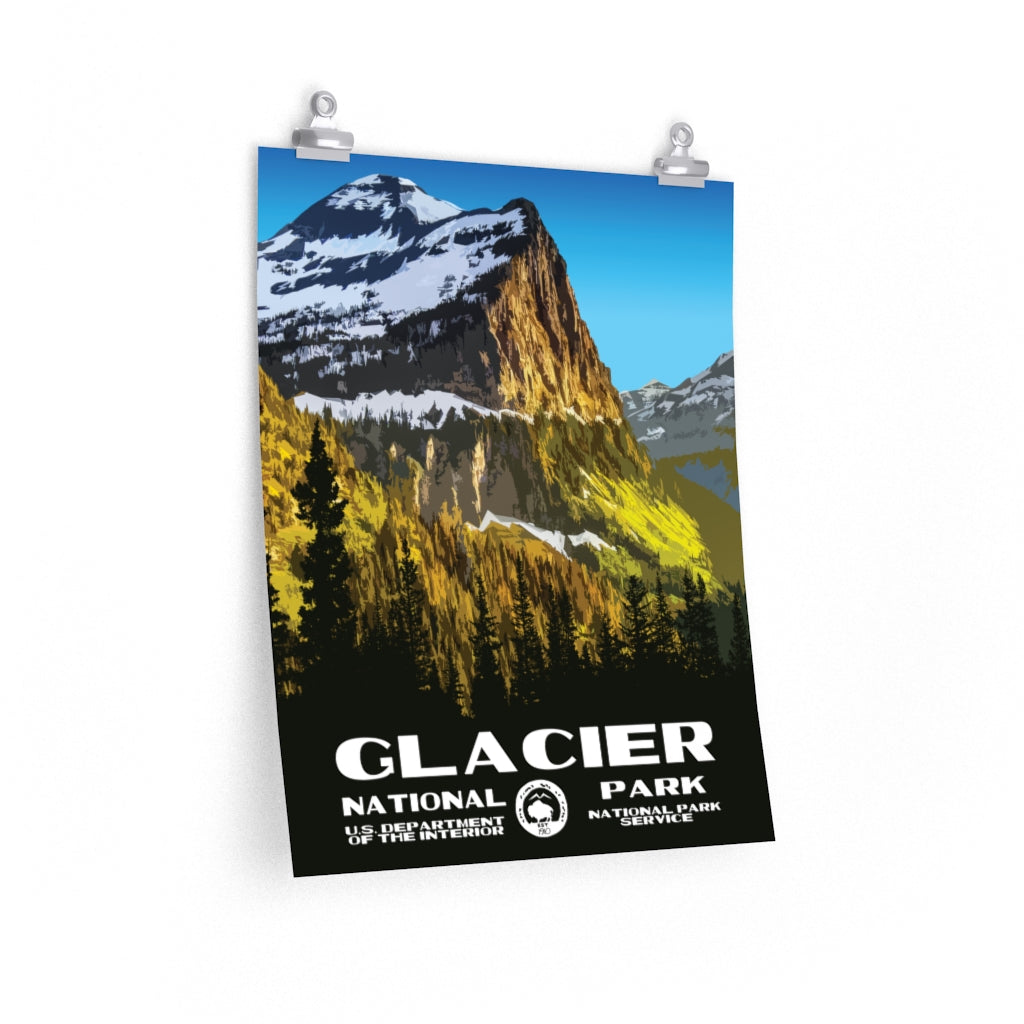Glacier National Park Poster National Parks Partnership