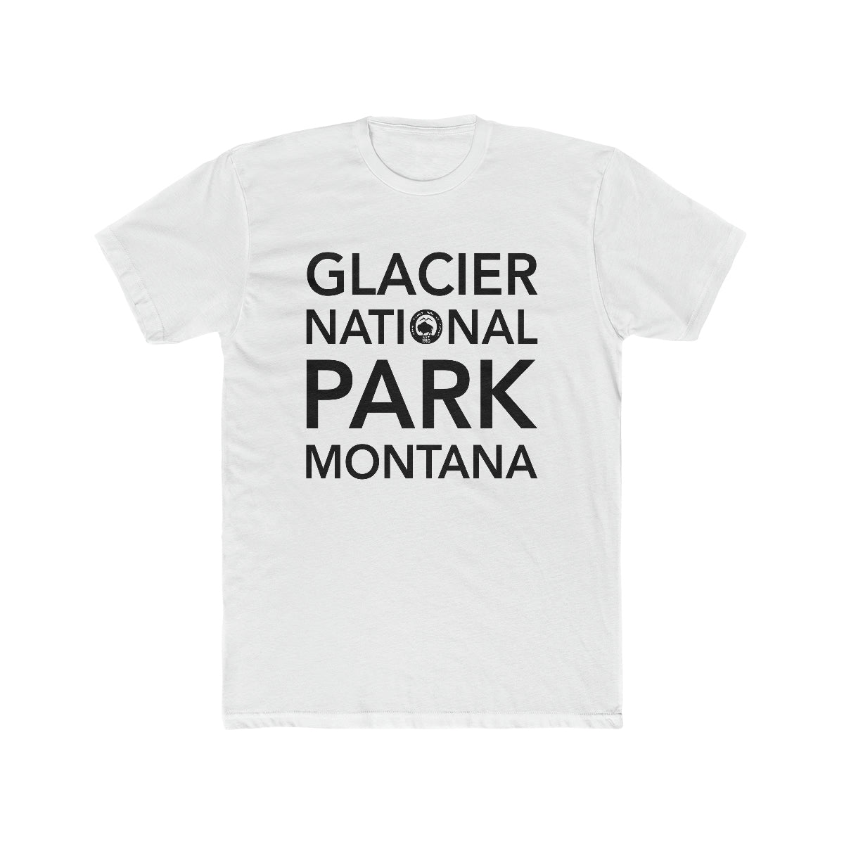 Glacier National Park T-Shirt Block Text