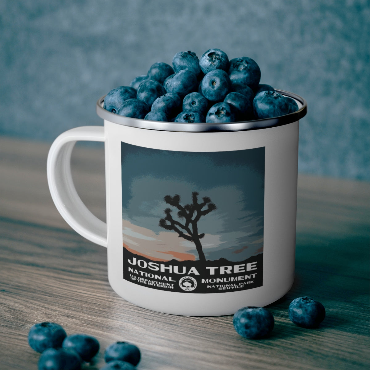 Joshua Tree National Park Enamel Camping Mug