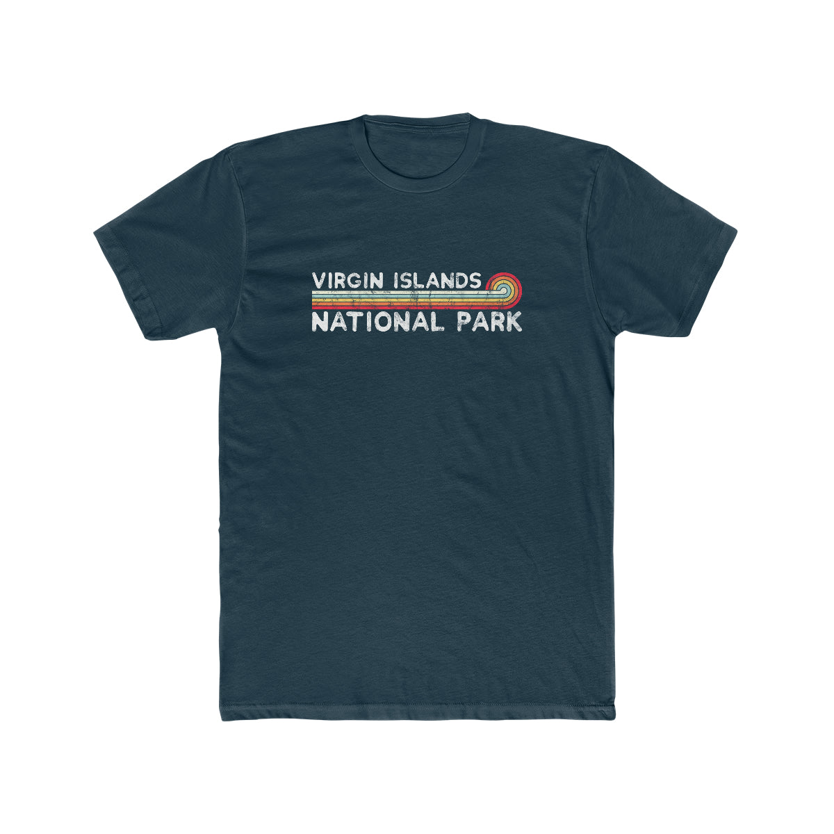 Virgin Islands National Park T-Shirt - Vintage Stretched Sunrise