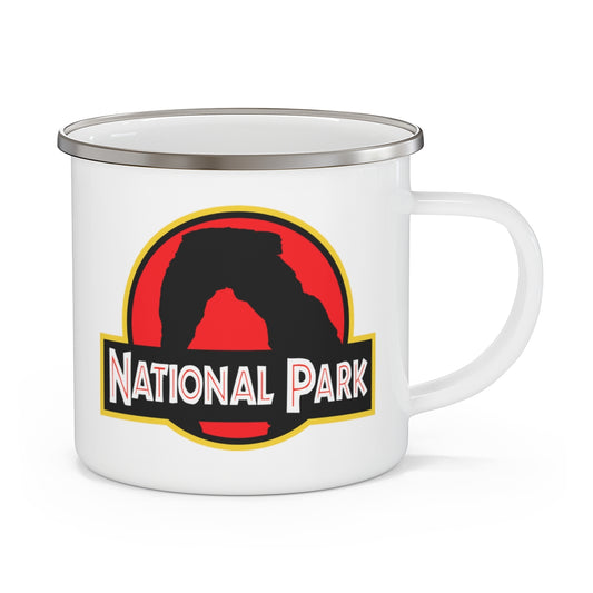 Delicate Arch Arches National Park Mug - Parody Logo 12oz