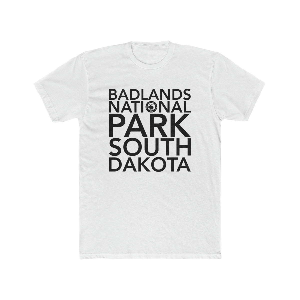 Badlands National Park T-Shirt Block Text