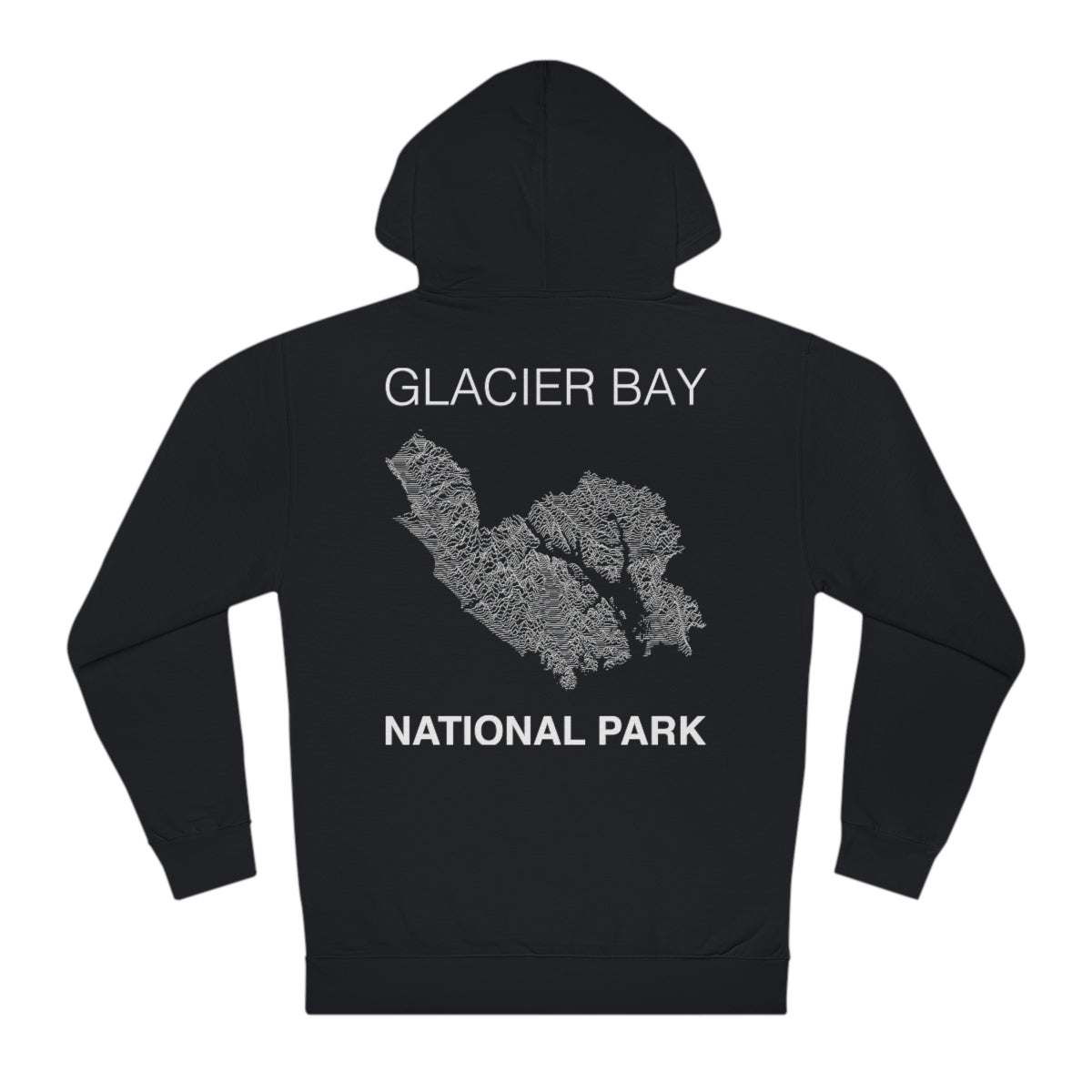 Glacier Bay National Park Hoodie - Lines