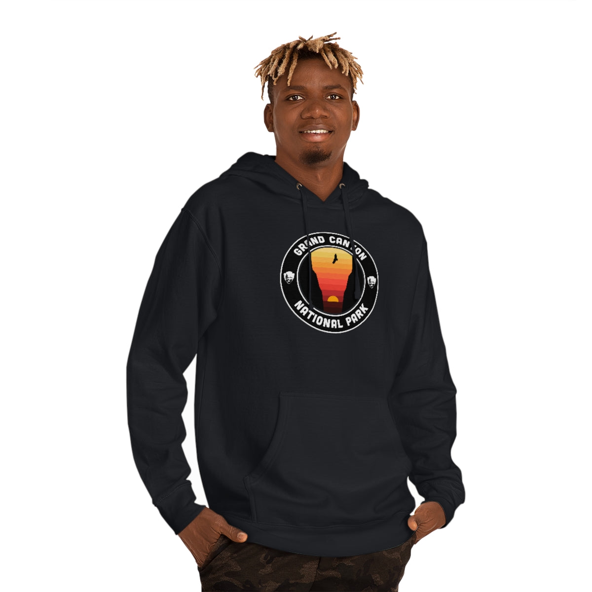 Grand Canyon National Park Hoodie - Round Emblem Design
