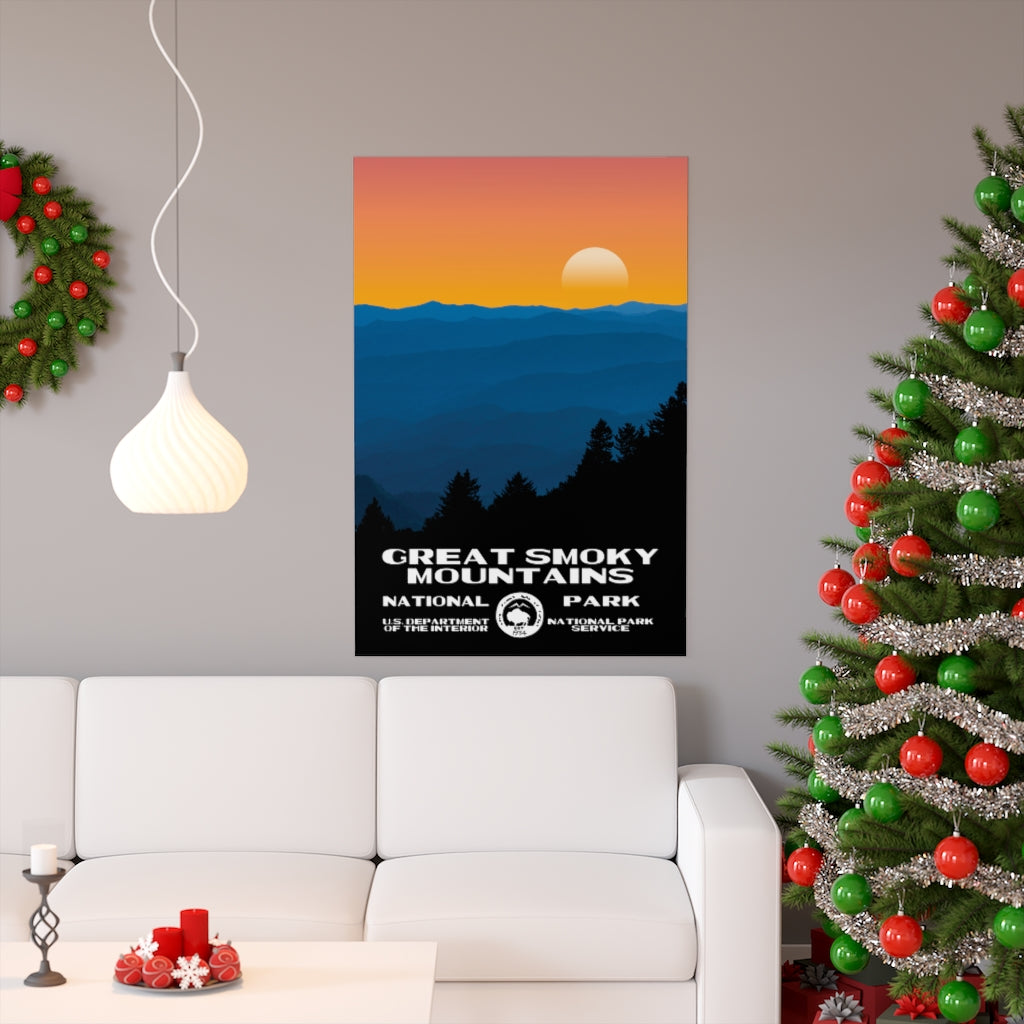 Great Smoky Mountains National Park Poster National Parks Partnership