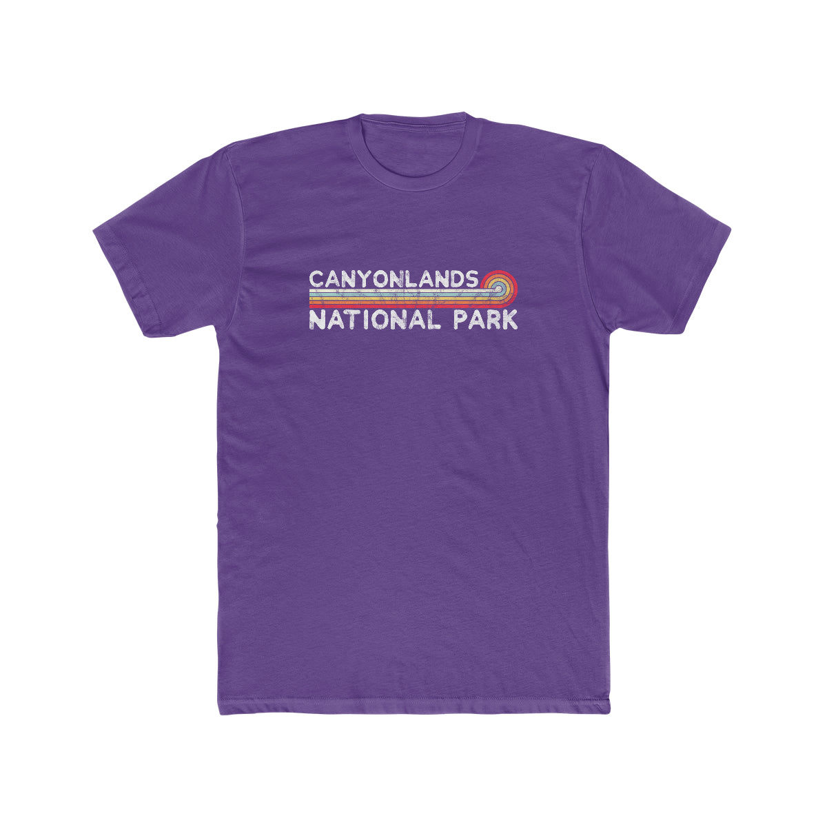 Canyonlands National Park T-Shirt - Vintage Stretched Sunrise