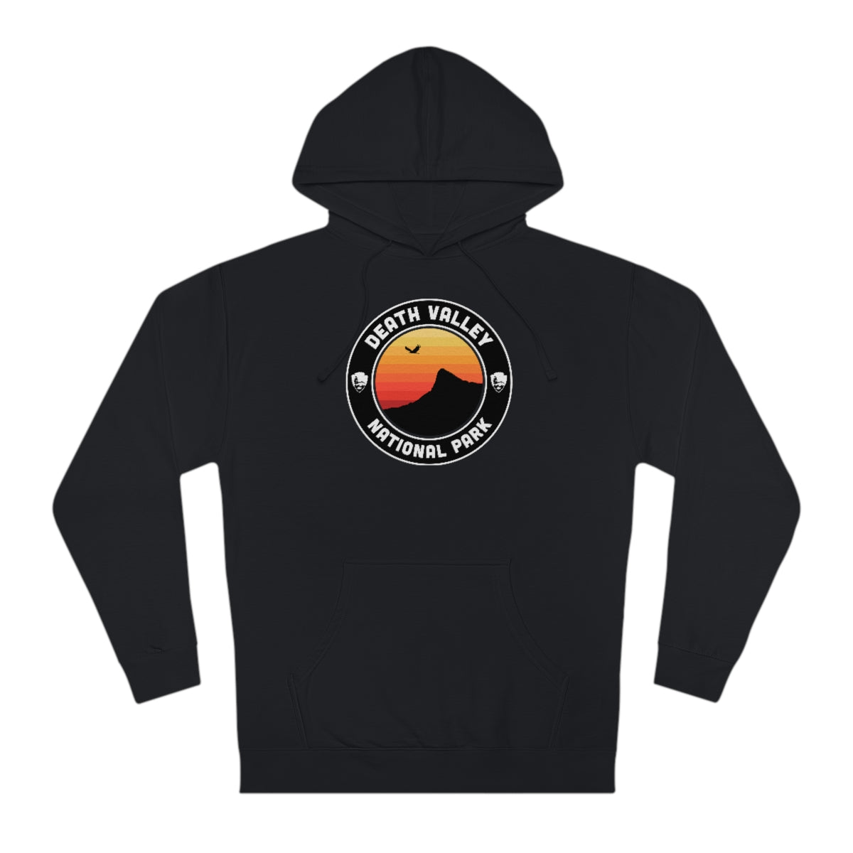 Death Valley National Park Hoodie - Round Emblem Design