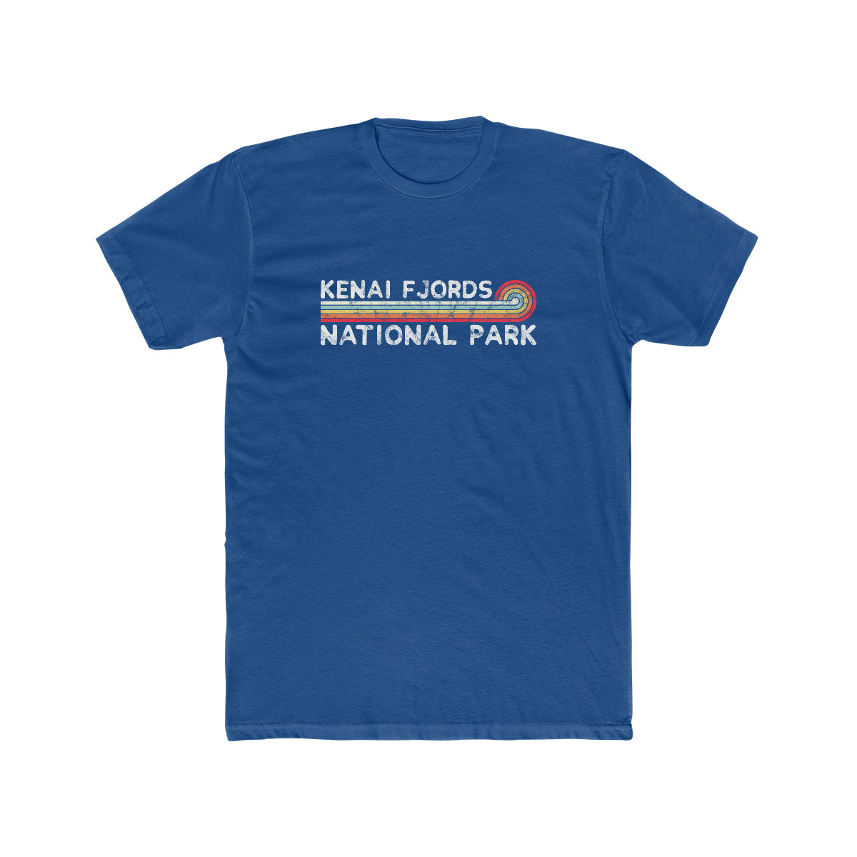 Kenai Fjords National Park T-Shirt - Vintage Stretched Sunrise