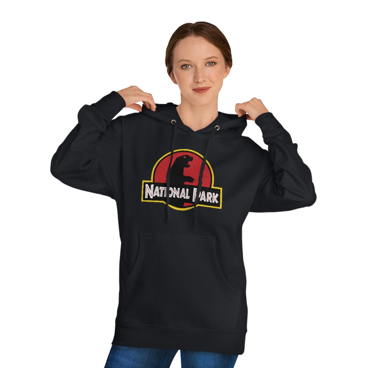 Prairie Dog National Park Hoodie - Parody Logo