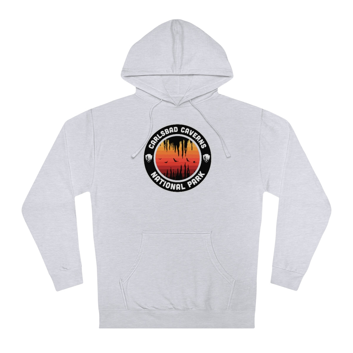 Carlsbad Caverns National Park Hoodie - Round Emblem Design