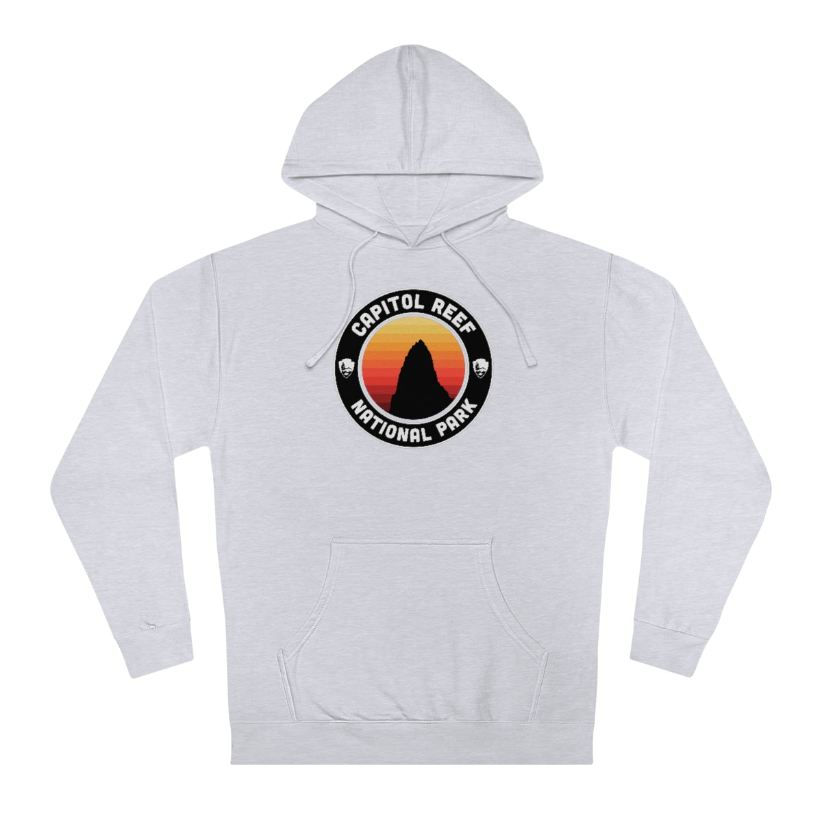Capitol Reef National Park Hoodie - Round Emblem Design