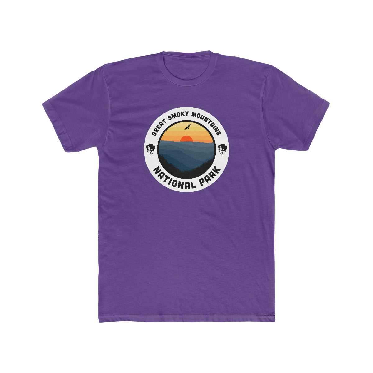 Great Smoky Mountains National Park T-Shirt - Round Badge Design