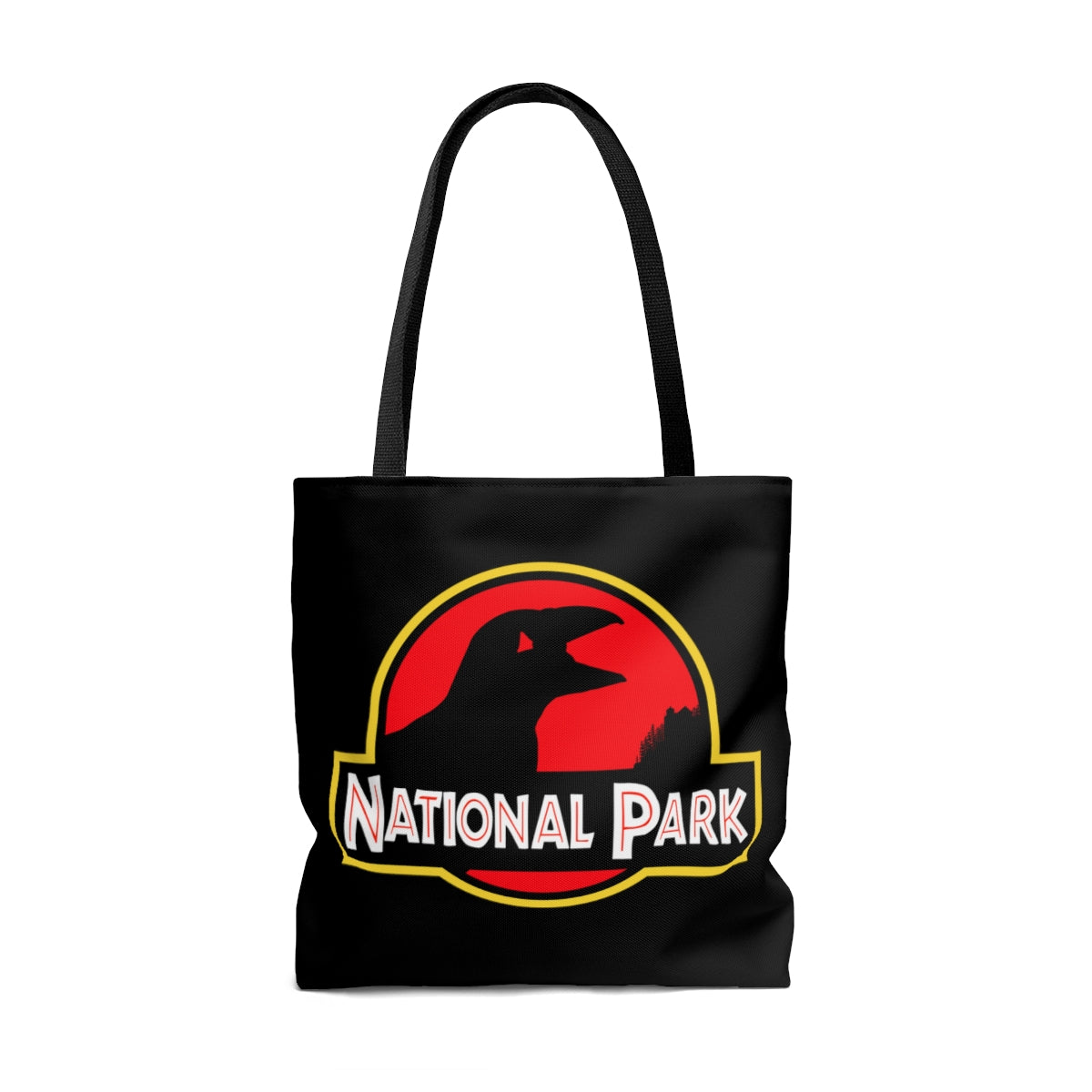 Acadia Puffin National Park Tote Bag - Parody Logo