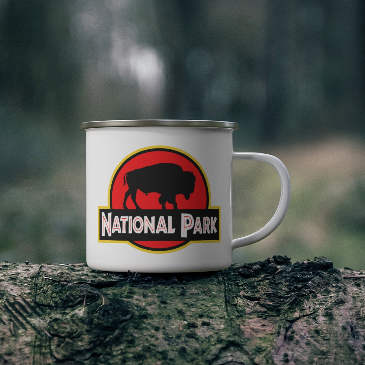 Bison National Park Mug - Parody Logo 12oz