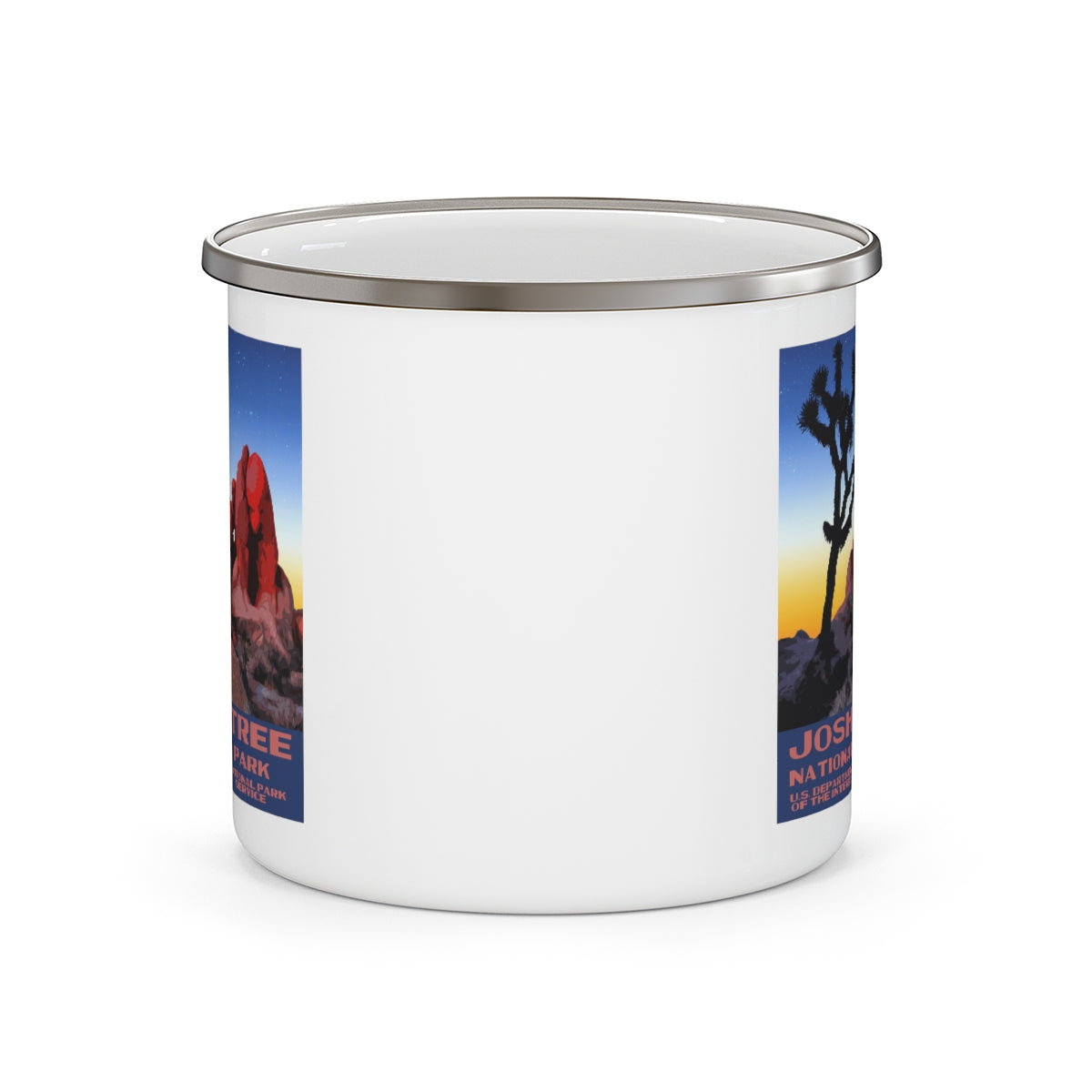 Joshua Tree National Park Enamel Camping Mug - Night