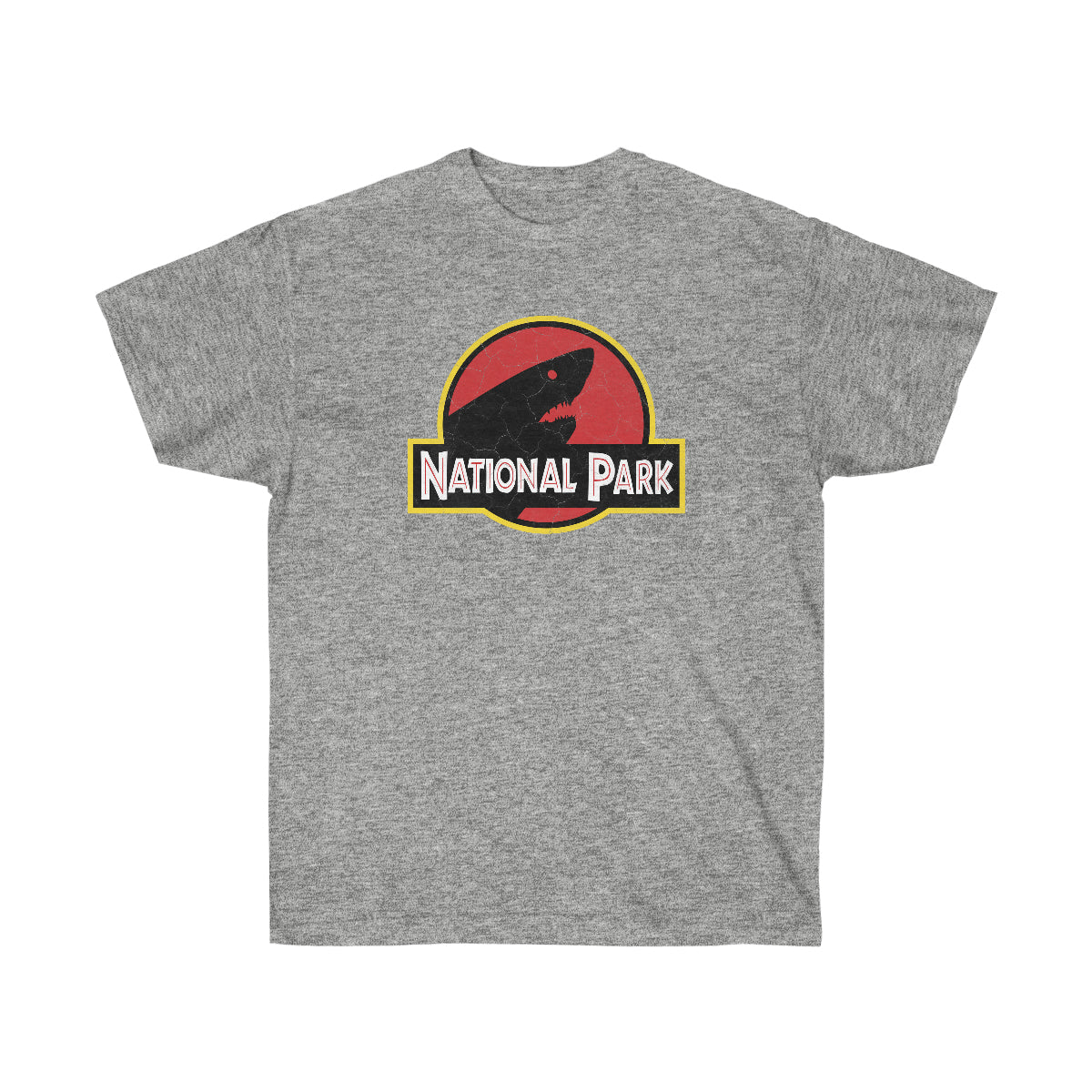 Shark National Park T-Shirt - Parody Logo