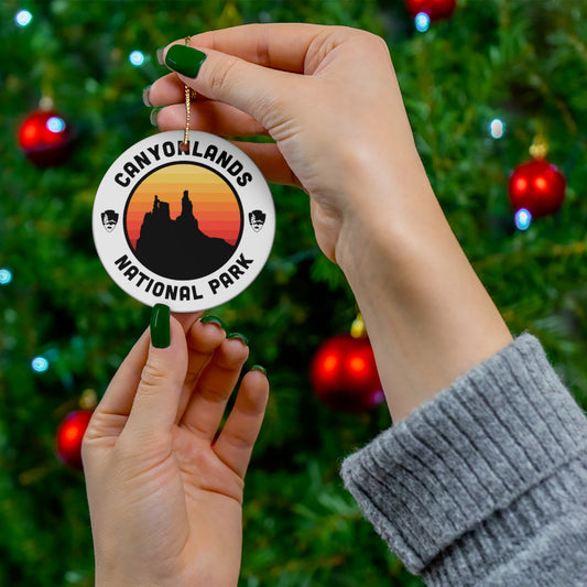 Canyonlands National Park Ornament - Round Emblem Design
