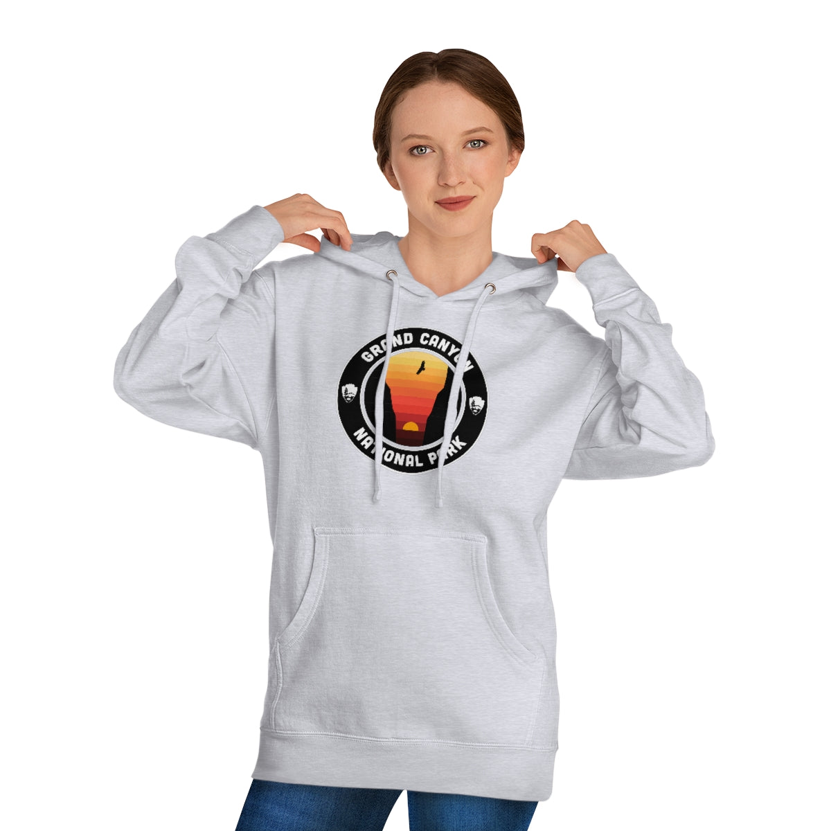 Grand Canyon National Park Hoodie - Round Emblem Design
