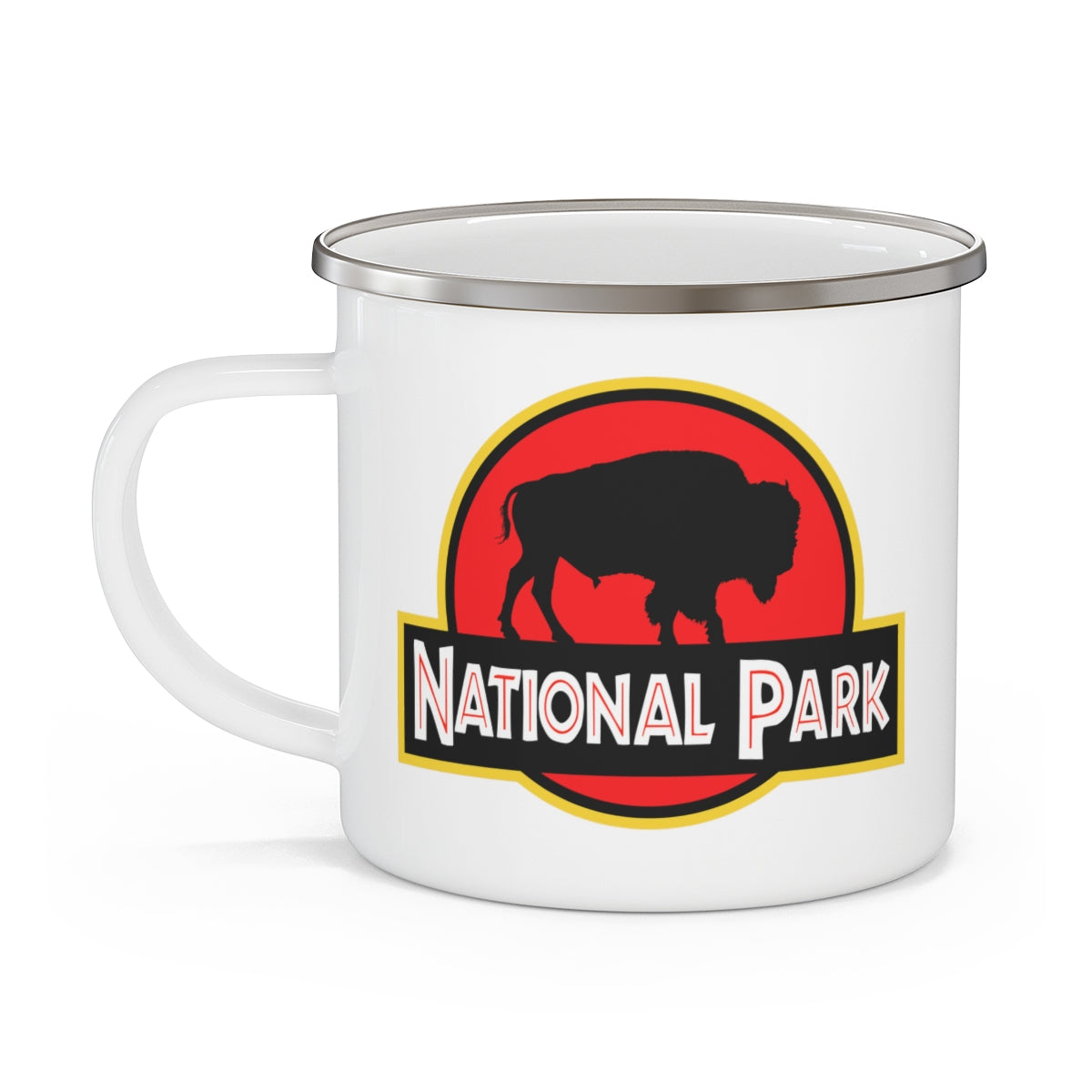 Bison National Park Mug - Parody Logo 12oz