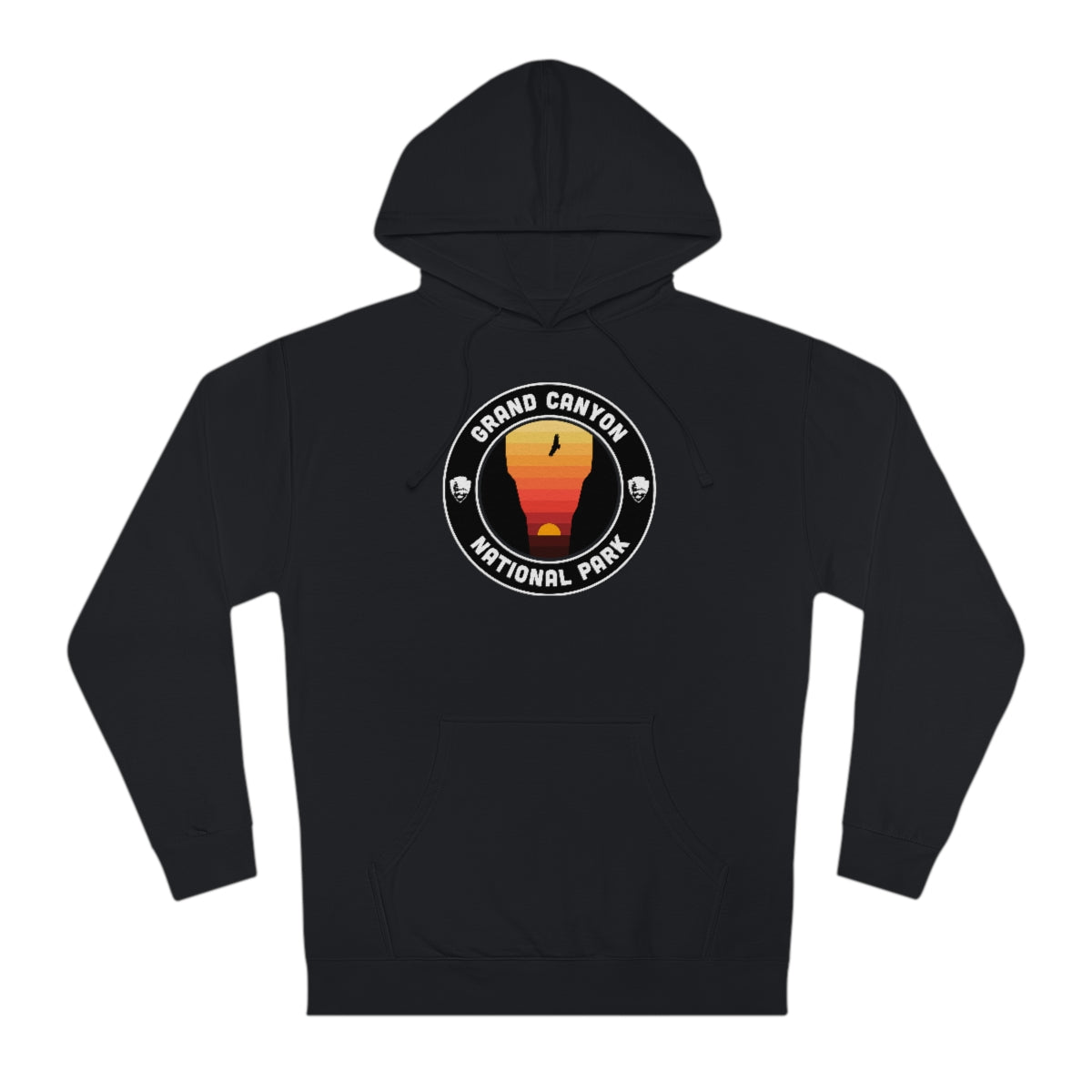 Grand Canyon National Park Hoodie - Round Emblem Design