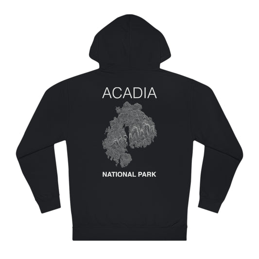 Acadia National Park Hoodie - Lines