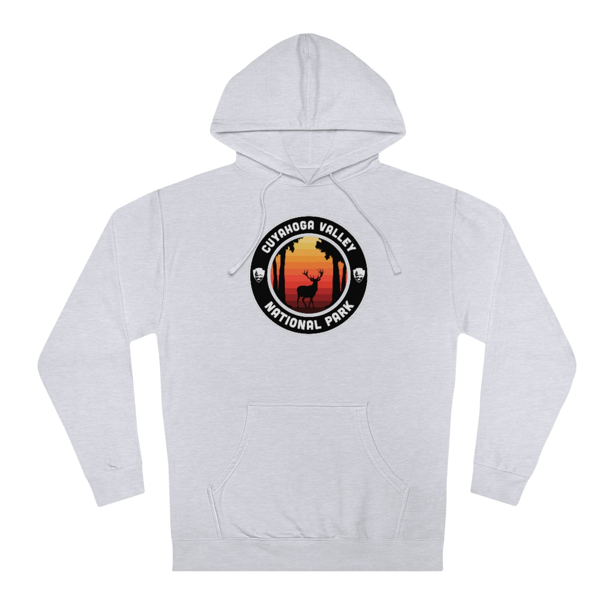 Cuyahoga Valley National Park Hoodie - Round Emblem Design