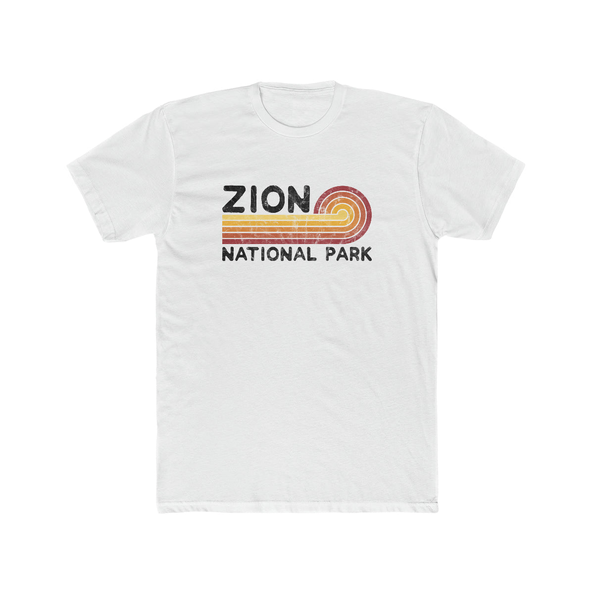 Zion National Park T-Shirt - Utah Desert Colors Stretched Sunrise