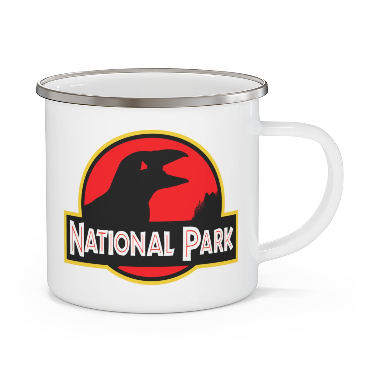 Puffin Acadia National Park Mug - Parody Logo 12oz